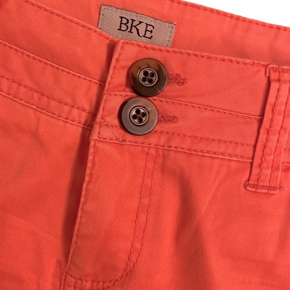 BKE stretch shorts lot bundle of 2 summer Bermuda blue and coral - Picture 2 of 8